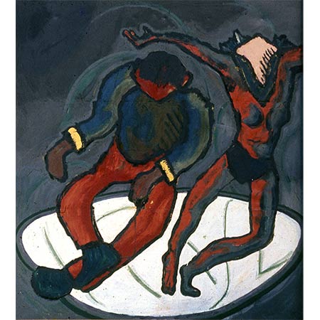 The Dancers 1975-6, Oil on canvas, 213 x 213cm