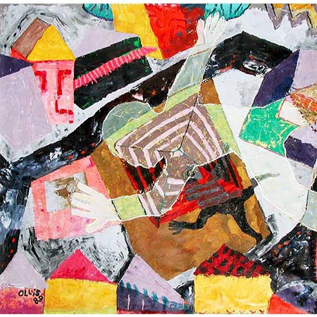 My Father Flying in the Sky Feb/Mar 1989, Oil on canvas, 180 x 175cm