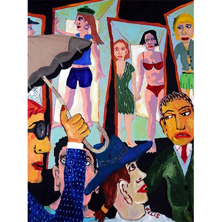 Bargain Hunting 2007, Oil on canvas, 102 x 76cm
