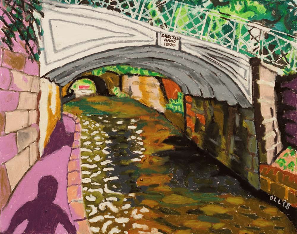Sydney Gardens Series - Kennet and Avon Canal 46x36cm Oil on Belgian Linen