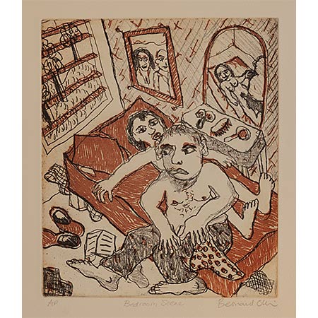 Bedroom Scene, 33 x 25cm