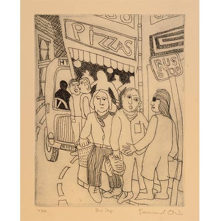 Bus Stop, 30 x 25cm