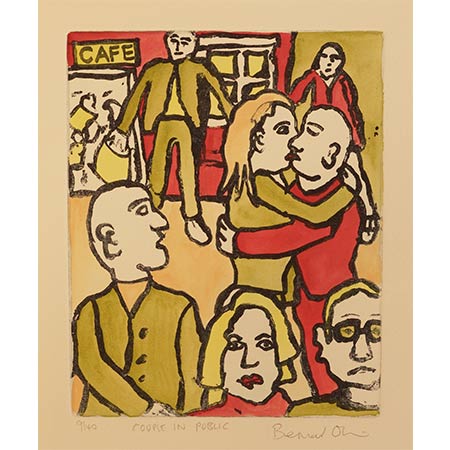 Couple in Public, 25 x 20cm