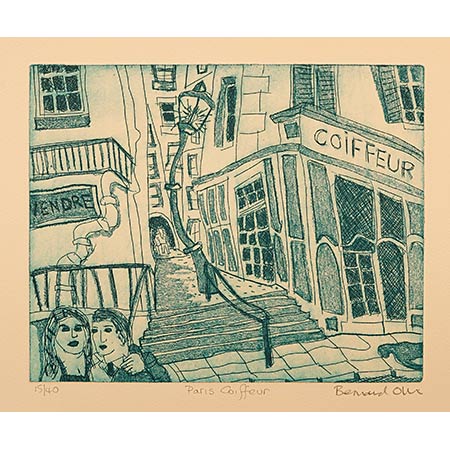 Coiffeur - Paris, 20 x 25cm