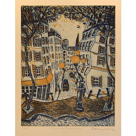 Place de Furstenberg, 33 x 25cm