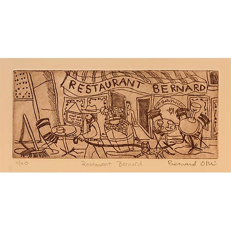 Restaurant Bernard, size unrecorded